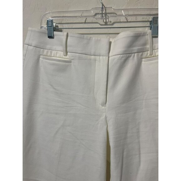 Ann Taylor Loft White Capri Marisa Sz 14 Like New Condition - Picture 3 of 7